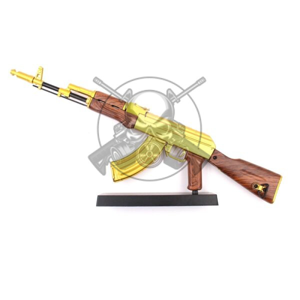 FUSIL AK ESCALA 1:3 DORADO