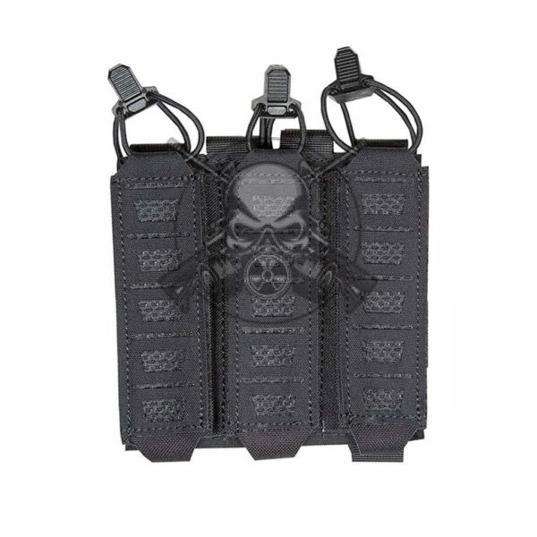 FUNDA CARGADOR MP5/MP7 LASER TRIPLE NEGRO