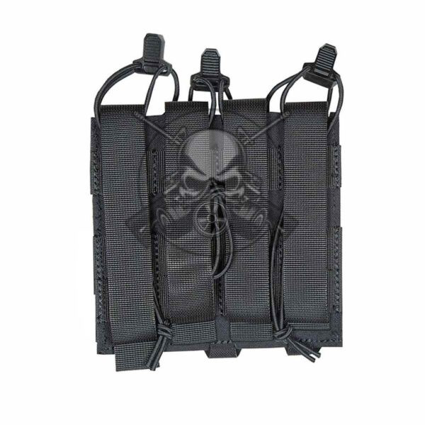 FUNDA CARGADOR MP5/MP7 LASER TRIPLE NEGRO - Imagen 2