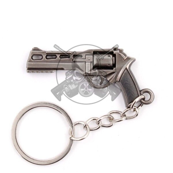 LLAVERO REVOLVER R45 PLATA