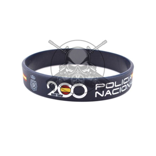 PULSERA GOMA POLICIA NACIONAL 200 - Imagen 2